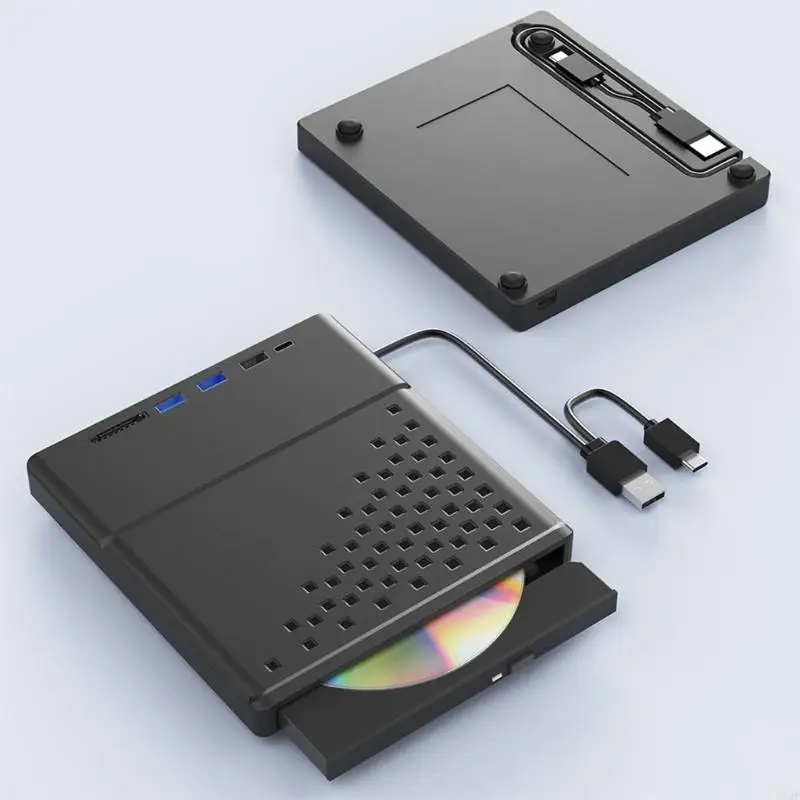 Picture 6: NEW External DVDs Writer and Reader, USB3.0 2.0 and Type C DVDs Player Opticals Drives Burners for Laptops and Desktop