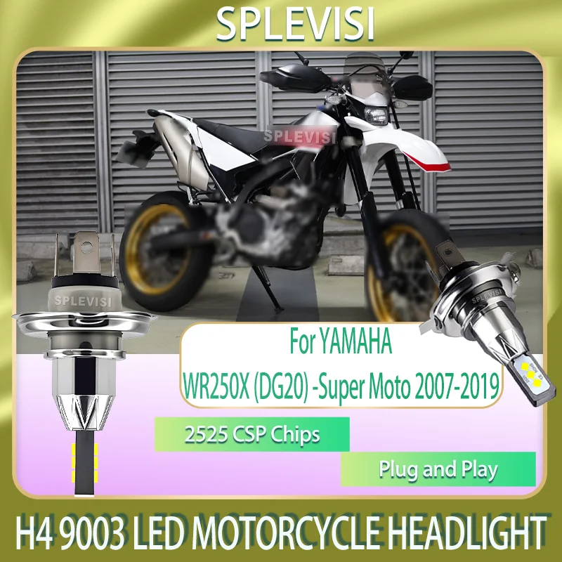 

HB2 LED Motorcycle Headlights - Direct Fit For YAMAHA WR250X (DG20) -Super Moto 2007 2008 2009 2010 2011 2012 2013 2014-2019