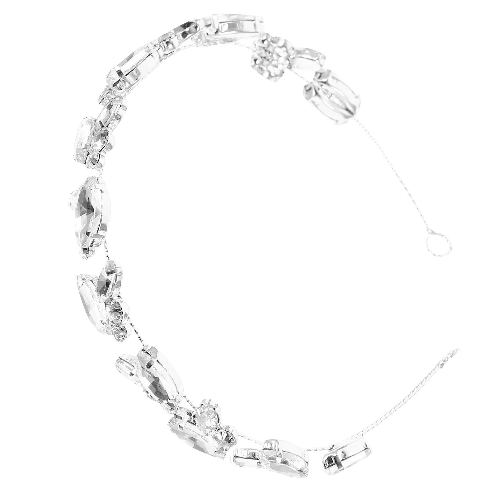 

Creative Alloy Zircon Hairband Women Headband Elegant Hair Accessories for Weddings Parties Festivities
