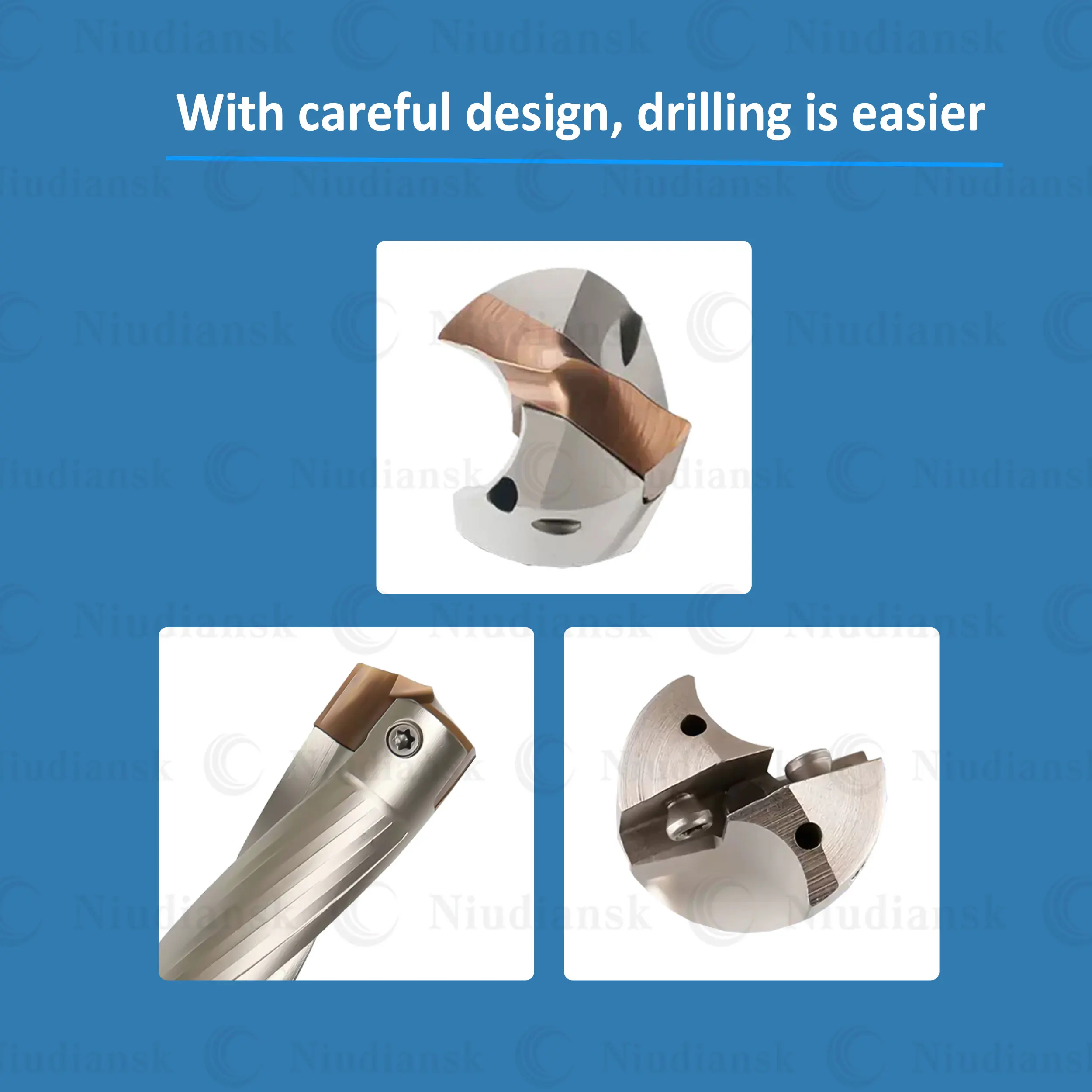 CNC Lathe Tools C20 25 32 3D 5D 8D Deep Hole Drilling Holder JCD Crown Drill Rod Used For HCD Insert High-speed Violent Drilling