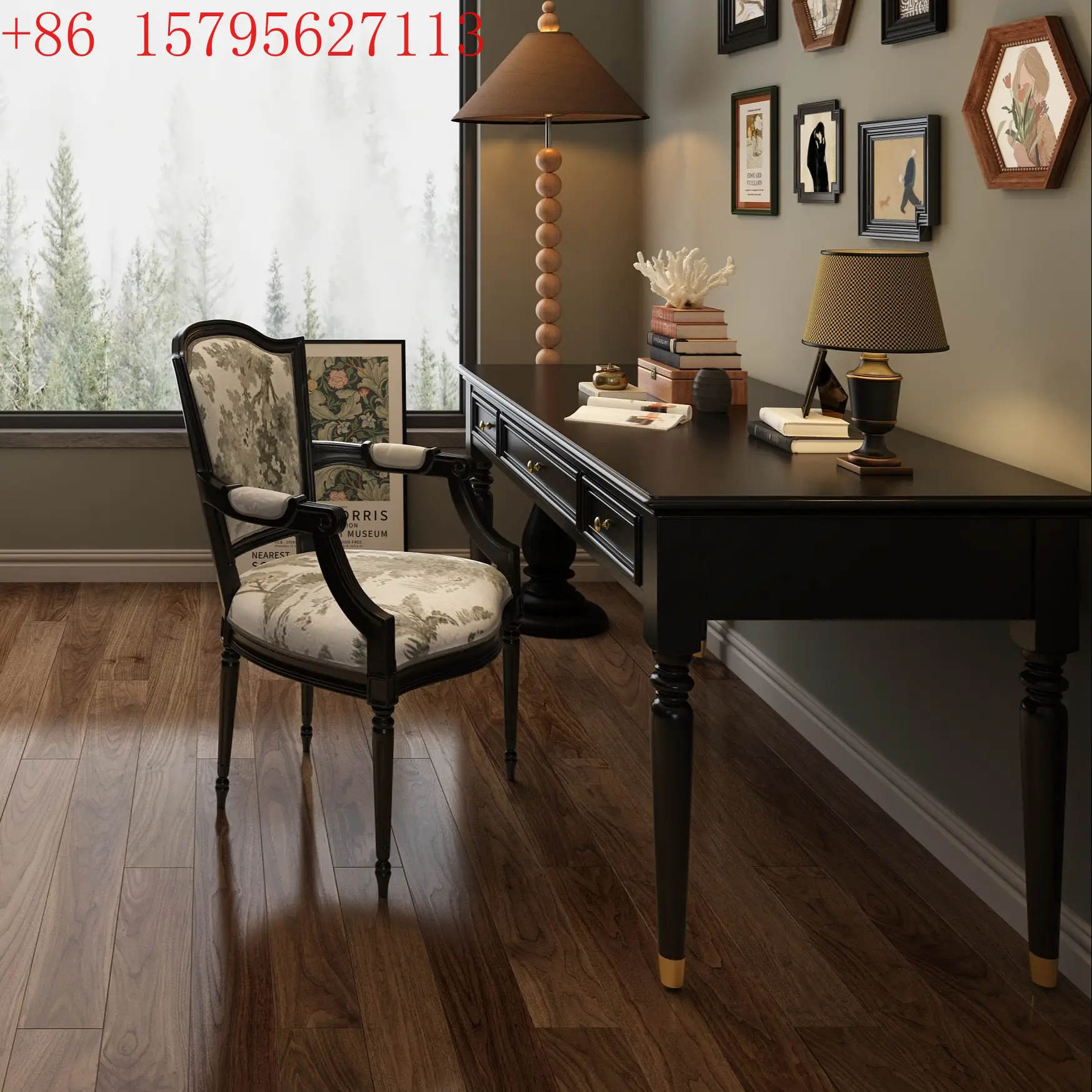 

Винтажный стол из цельного дерева 1,2 м, 1,4 м, 1,6 м, компьютерный стол для взрослых