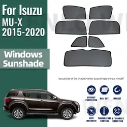 For Isuzu MU-X RF MUX 2014-2020 Magnetic Car Sunshade Visor Front Windshield Curtain Rear Side Baby Window Sun Shade Shield