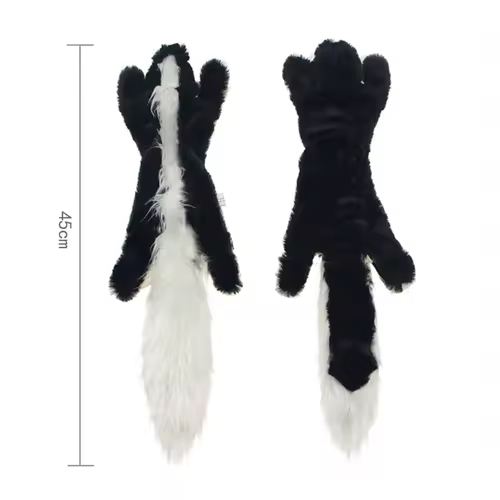 Funny Simulated Animal No Stuffing Dog Toy with Squeakers Durable Stuffingless Plush Squeaky Dog Chew Toy Crinkle Pet Squeak Toy - Image 17