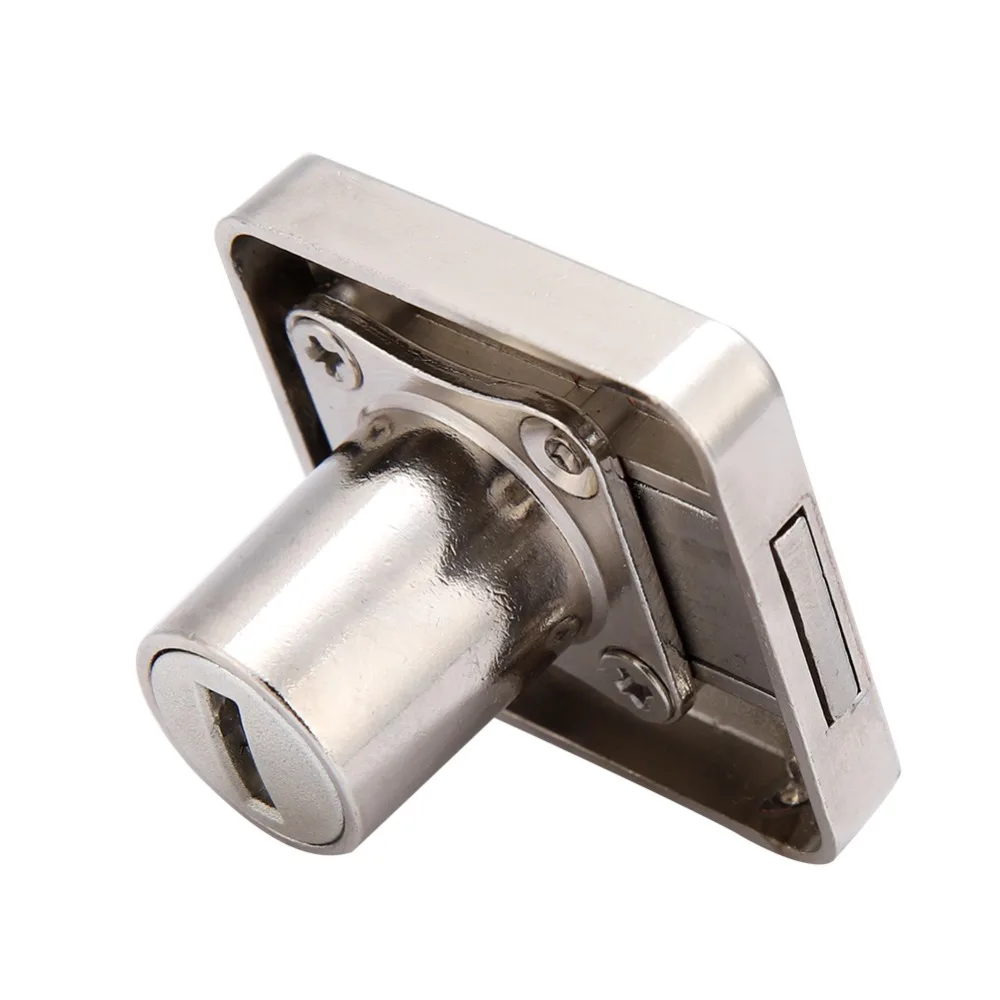 Durable Zinc Alloy Furniture Drawer Lock Security Reusable Cabinet Door Lock Deadbolt Cabinet Loc Household