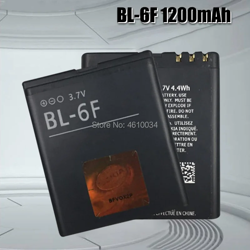 عالية الجودة 1200mAh BL-6F البطارية ل نوكيا 6788 N78 N79 N95 6788 6788I الهاتف الخليوي