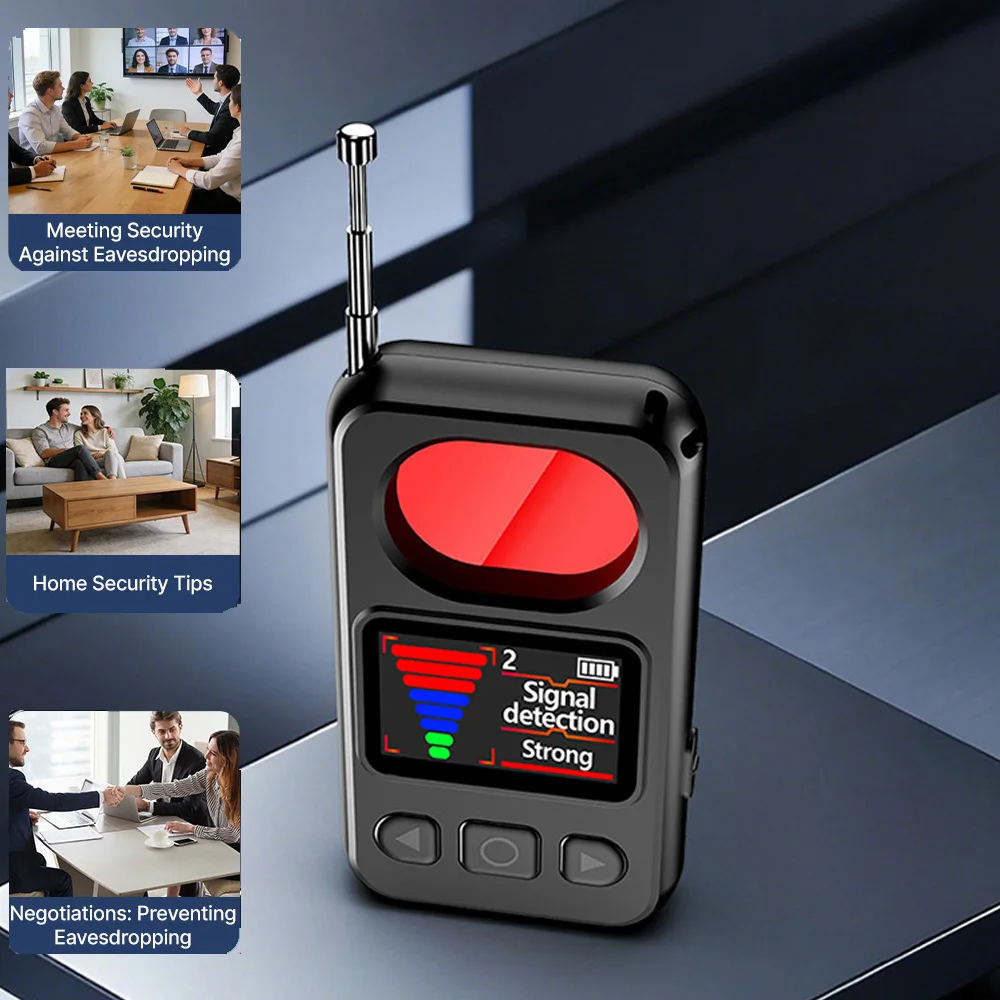アンチスパイ検出器-隠しカメラファインダー-rf信号スキャナー-gpsトラッカー検出器-盗聴防止バグ検出器-モーションアラームデバイス