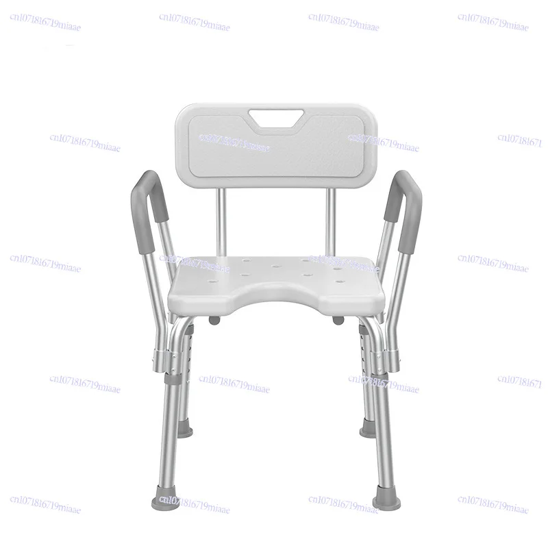 Senator-friendly shower chair bath chair bath chair elderly non-slip safe bathroom elderly aluminum alloy armrest