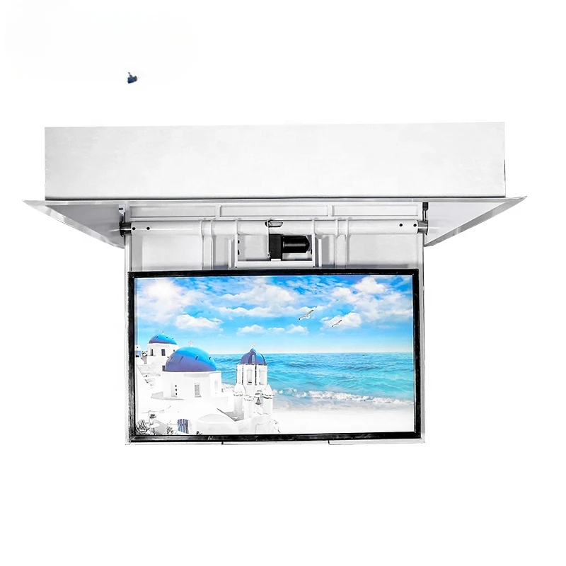 

Smart Electric Controllers tv mount adjustable Mechanism Bracket Flip Down 32 46 55 75 85 inch Motorized Ceiling TV Lift