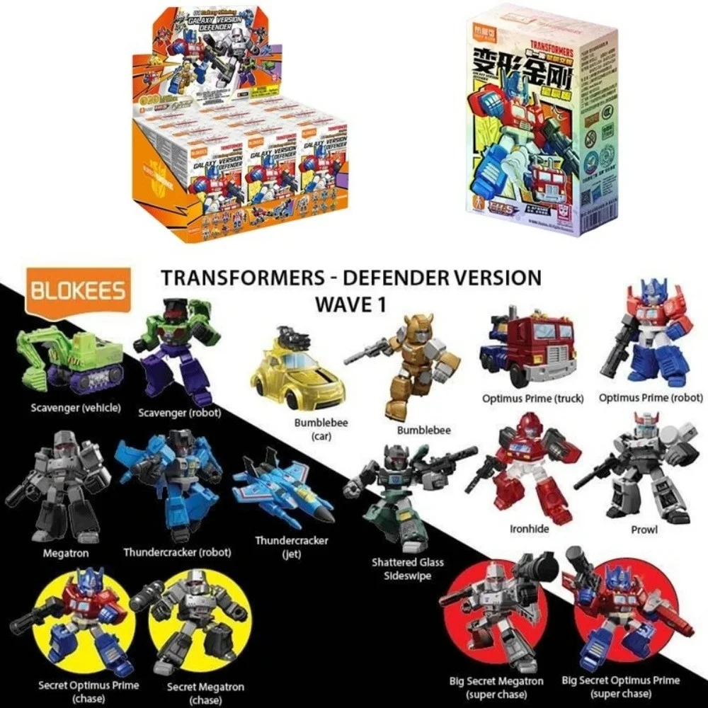 

Blokees Original Transformation Galaxy Version Defender Optimus Prime Megatron Thundercracker Building Blocks Action Figure Toys