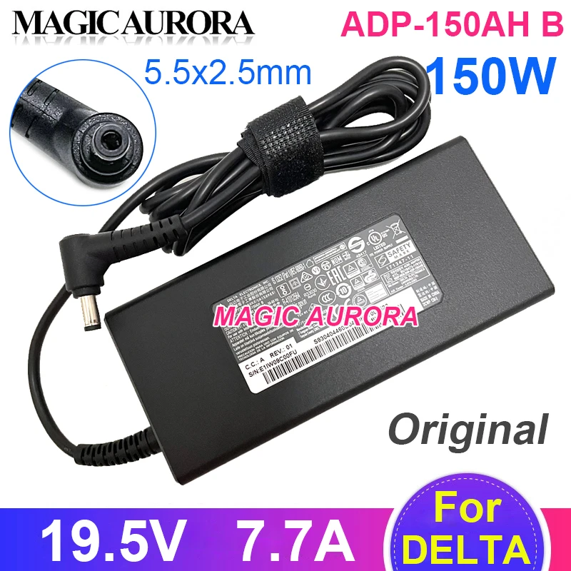 

Original DELTA ADP-150VB B Adapter 19.5V 7.7A 150W For MSI GS70 GS60 2QE GE62 7RE GS63 GP63 GL62M GV72 WS60 WS60 Laptop Charger