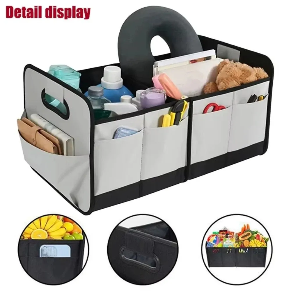 

Foldable Car Trunk Organizer Waterproof Multifunction Car Trunk Storage Bag Collapsible Folding Auto Storage Bag Large Trunk