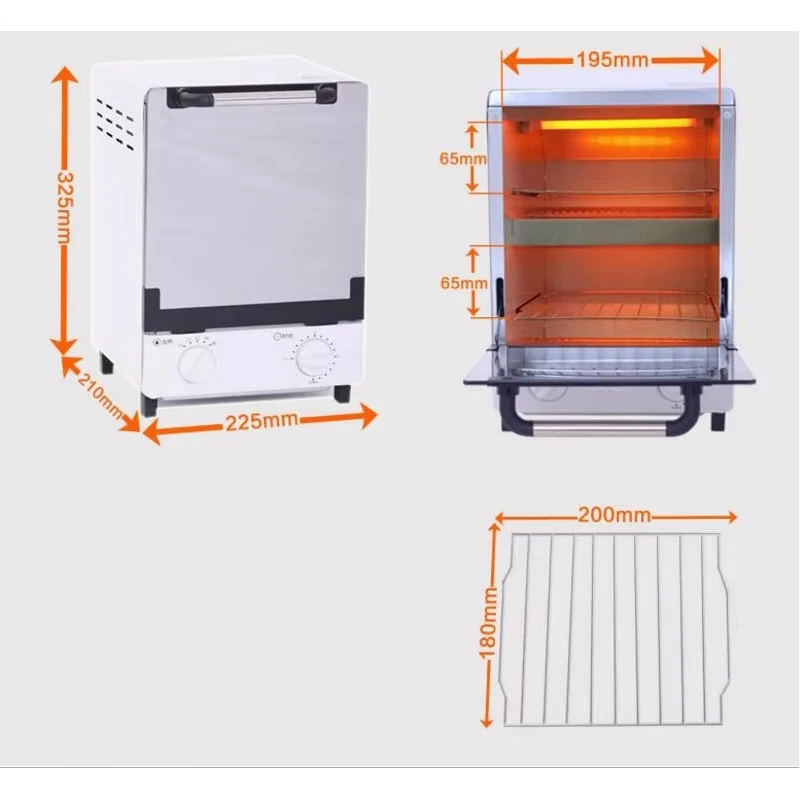 10L High Temperature Sterilizer Box Nail Art Salon Portable Sterilizing Tool Manicure Nail Tool Dry Heat Sterilizer