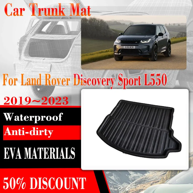 

For Land Rover Discovery Sport L550 2019~2023 Car Trunk Storage Pads Waterproof Rear Boot EVA Rugs Mud Car Matt Auto Accessories