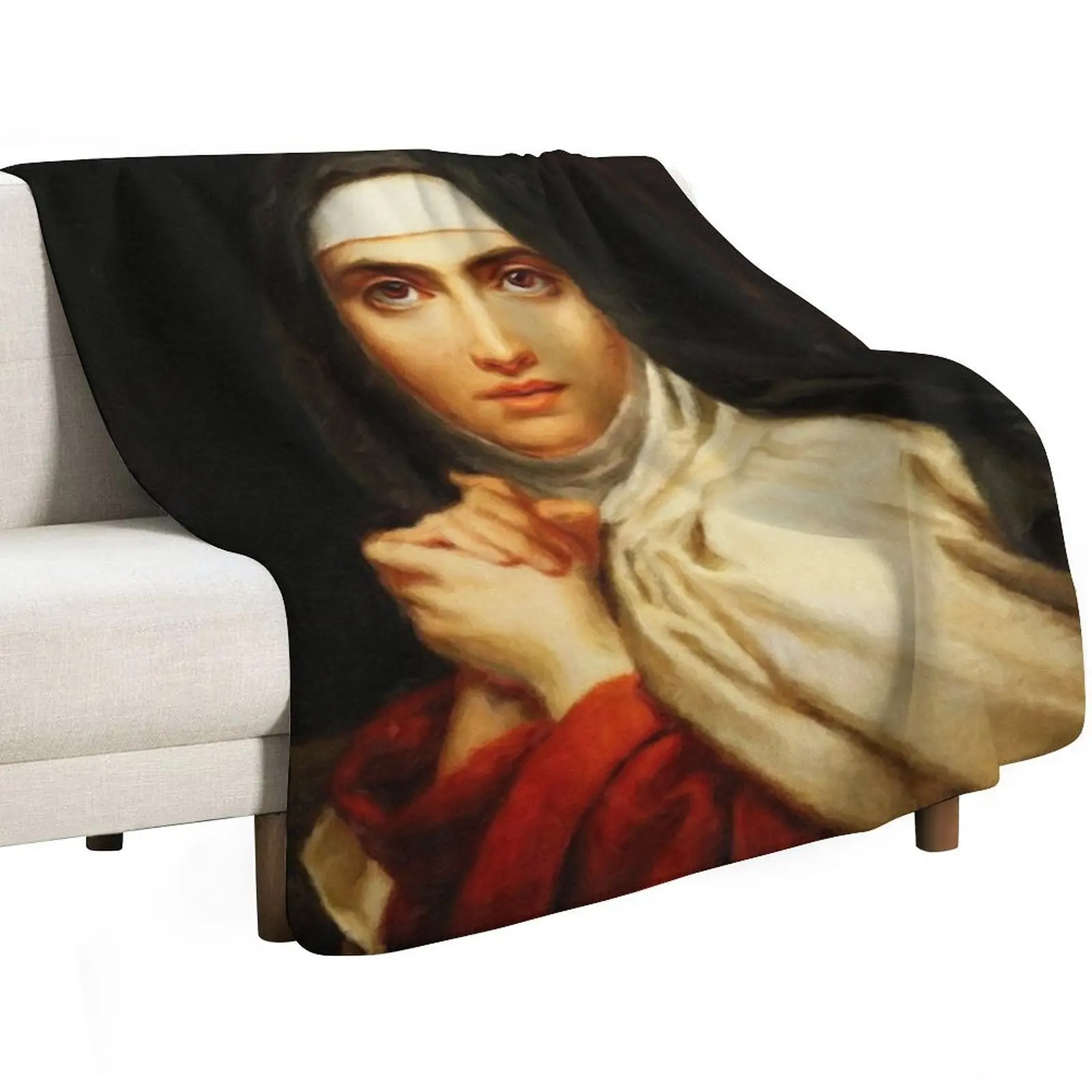 Saint Teresa of Avila Painting Throw Blanket christmas gifts Sofa Furry Furrys Quilt for sofa Blankets