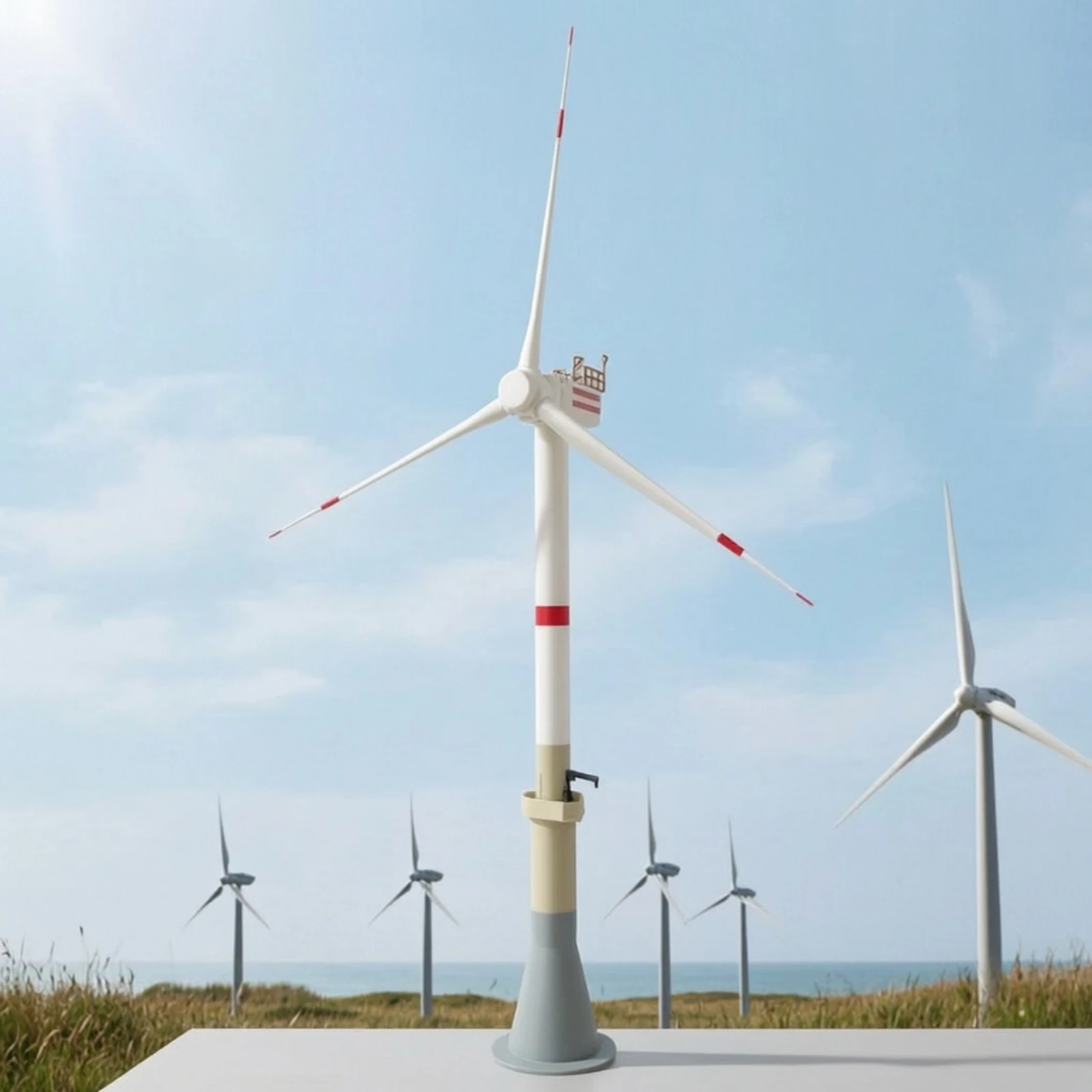 Science Exhibition Models - Wind Turbine Model Kit Portable Wind