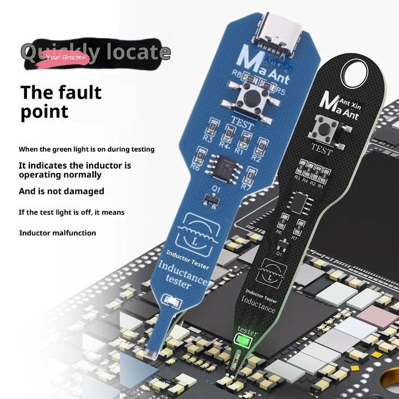 Y-1Pcs Inductor Detector Repair Tool Inductance Tester for Motherboard Coil Quick Fault Check PC Electromagnetic Induction