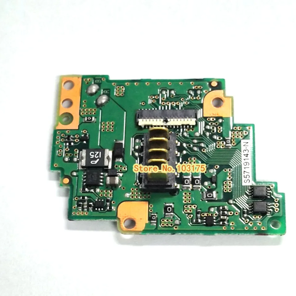 Alimentazione CC inferiore originale accanto alla scheda principale PCB per la scheda madre della parte di riparazione sostitutiva della fotocamera Nikon D7200