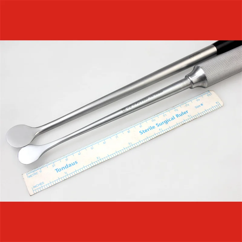 Spinal periosteum peeler for medical lumbar and cervical spondylosis, round head separator for peeling neurosurgical instruments