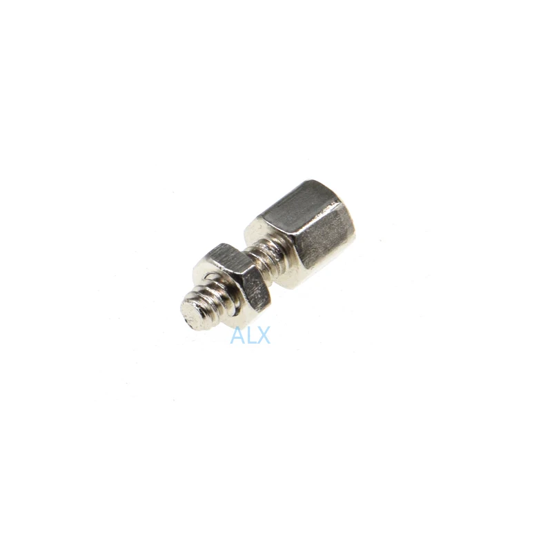 20SETS 5+7MM Hex head Spacing Screws with nut STANDOFF SPACER 5MM+7MM for D-Sub VGA DB9 DB15 DB25 RS232 COM serial connector