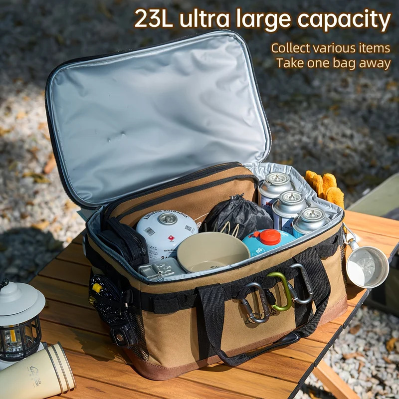  Large Insulated Cooler Bag Durable Leakproof Tactical Thermal Bag with Sturdy Handle Portable for Camping Hiking Outdoor Travel 