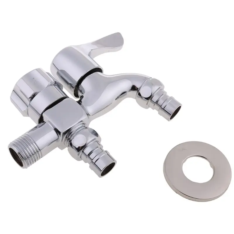 Multifunctional Washing Machine Faucet Double Outlet Dual Connector Water Tap