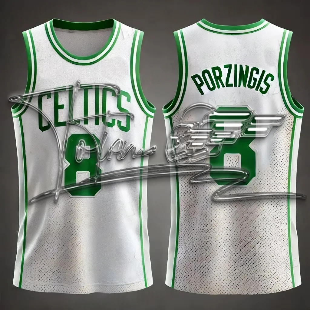 

2025 Summer Hot-selling Basketball Training Quick-drying Celtics Retro Men's Mesh Vest No. 0 S-6XL Breathable Loose Fashion Y2K