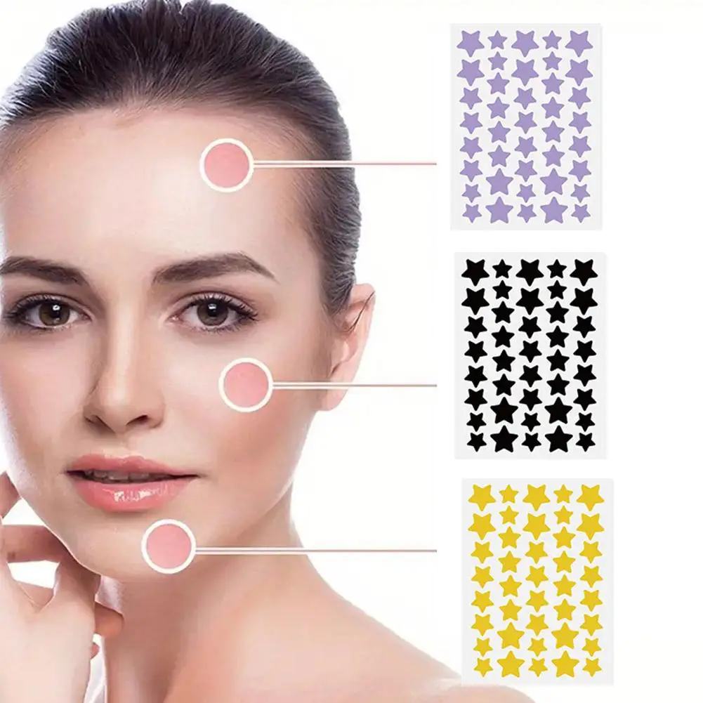 Superstar – patchs de boutons colorés PE, améliore la peau des femmes, outil d'acné hydrocolloïde, couverture d'acné, outils de soins de la peau