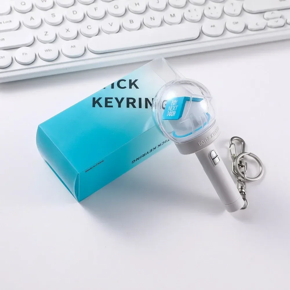 Kpop idol BOYNEXTDOOR Mini Light Stick Keyring, Glow Stick, llaveros para ONEDOOR, regalo