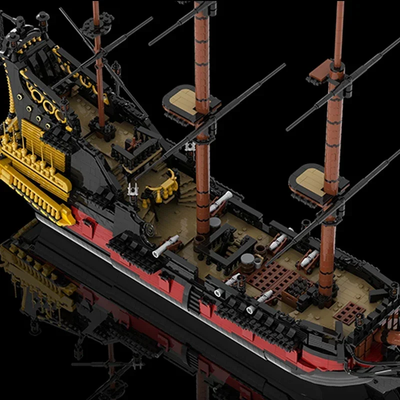 Moc Building Bricks Sailing Ship Model Revenge Queen Boat Technology Modular Assembly Blocks  For Gifts Toys  DIY Sets