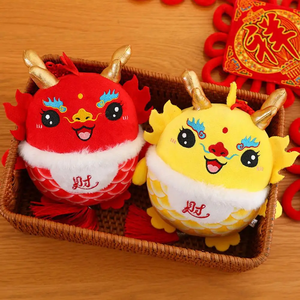 

Chinese Zodiac Dragon Doll Dragon Plush Doll Pendant Cute Chinese Zodiac Stuffed Ornament for Home Party Decoration Unique New