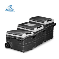 Alpicool TWW115 115L Smart Refrirator Durable Dual Zone Fridge 12 Volta Big Capacity Solar Refrirator 12 Volta