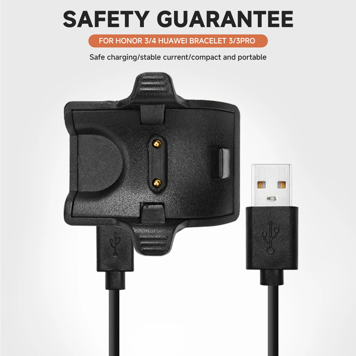 Cargador para Huawei Honor Band 3 4 5 Cable de carga USB cargador de base para Huawei Band 3/3 Pro cargador magnético para reloj inteligente