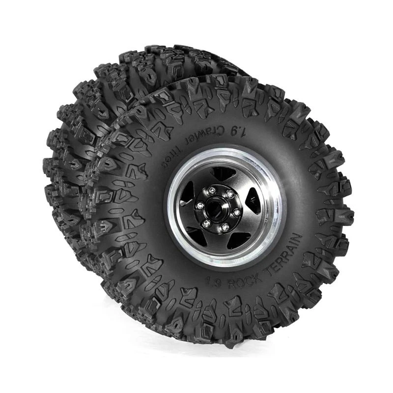 Q0KBリモートコントロールモデル車用の車のホイールタイヤクローラー用のコレクションキットタイヤおもちゃカーアクセサリー