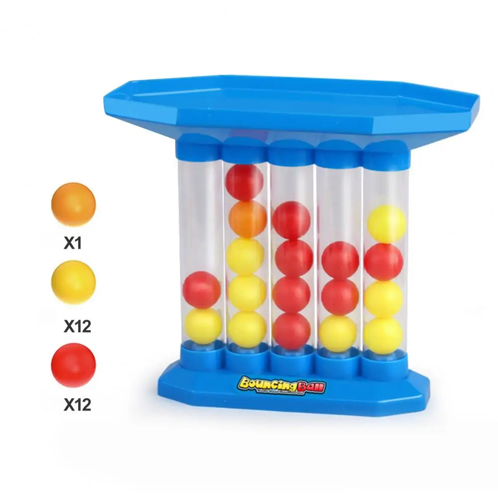 Family Bouncing Ball Game Multi-player Bouncing Ball Board Game for Kids Adults Colorful Four-line Desktop Game for Family