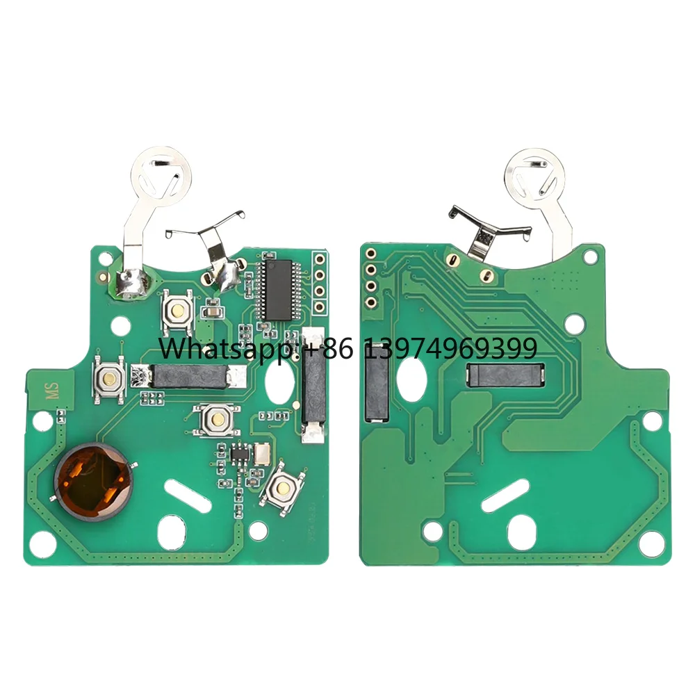 MS 4 Button 433Mhz Remote Control Vehicle Key for Renault Megane 3 Keyless Go forout Logo PCF7952 Chip  Smart Card Car Key Fob