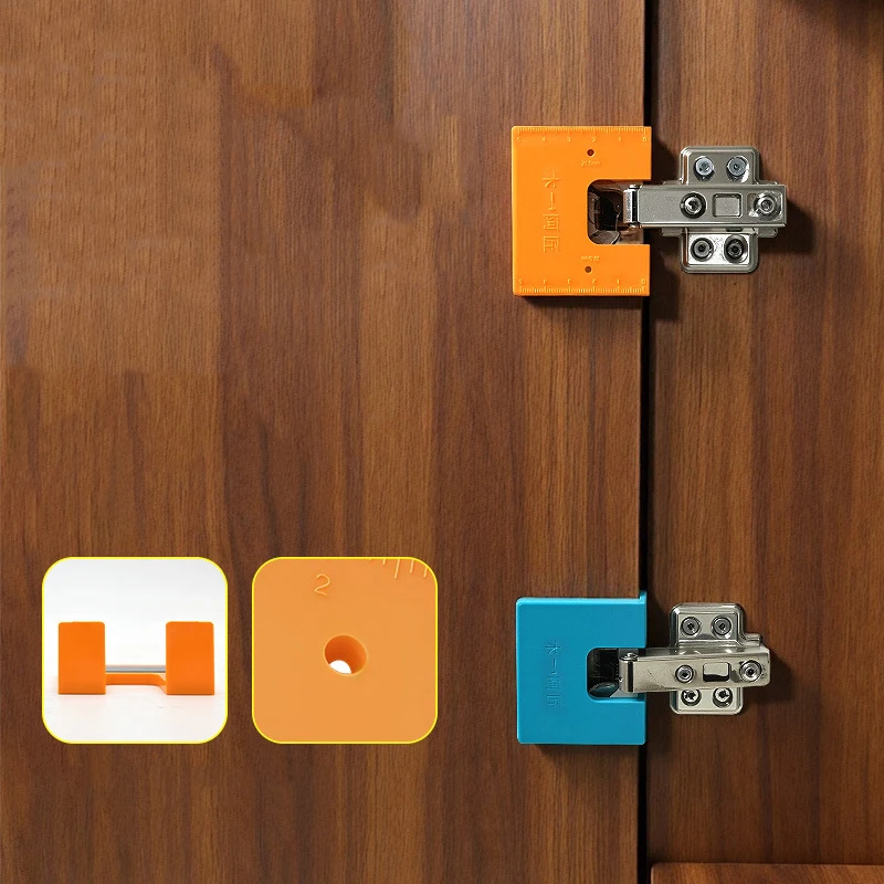 1pc Multifunctional Magnetic Back Fixed Plastic Sheet - Portable Hinge Installation Auxiliary Limit Fixator Tool