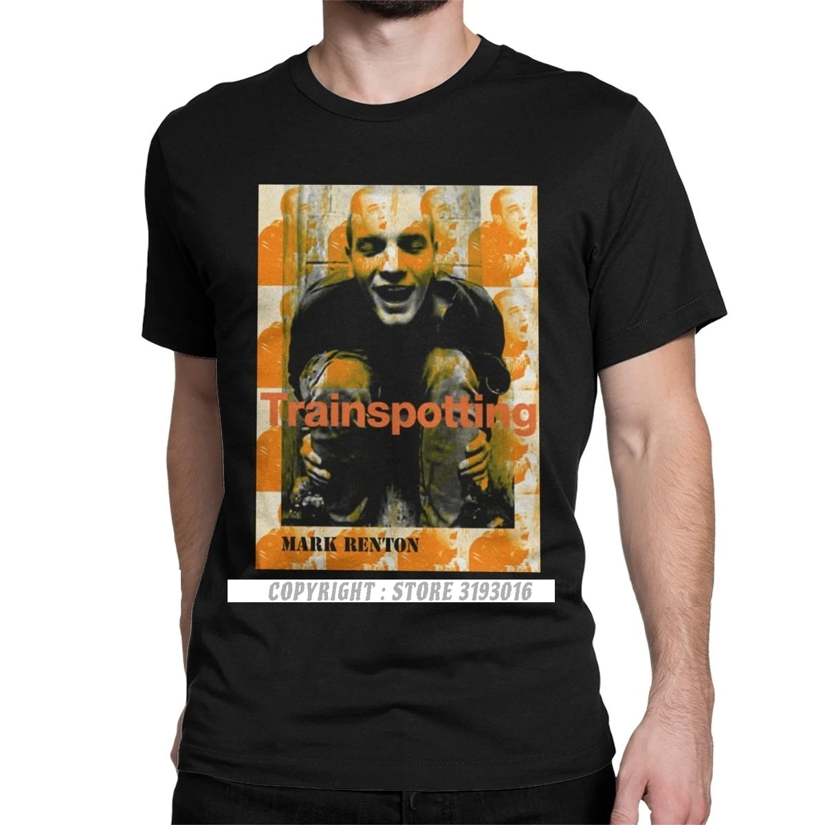 Renton Trainspotting Men T Shirts High Quality Fashion Brand Casual T Shirt Camisas Movie Ewan Mcgregor Robert 3D Tshirts