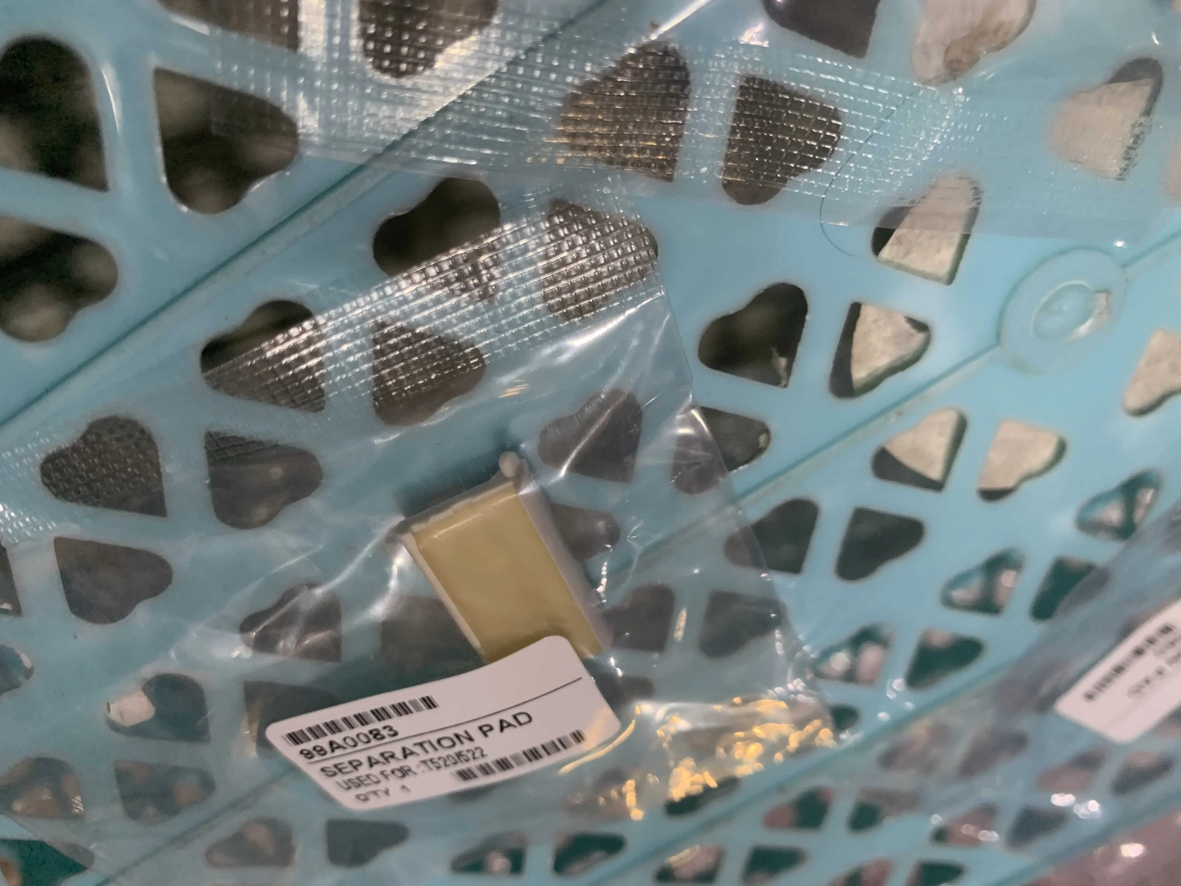 

10 шт. 99A0083 для Lexmark 4059 T520 522 T616 T614 разделительная накладка подачи