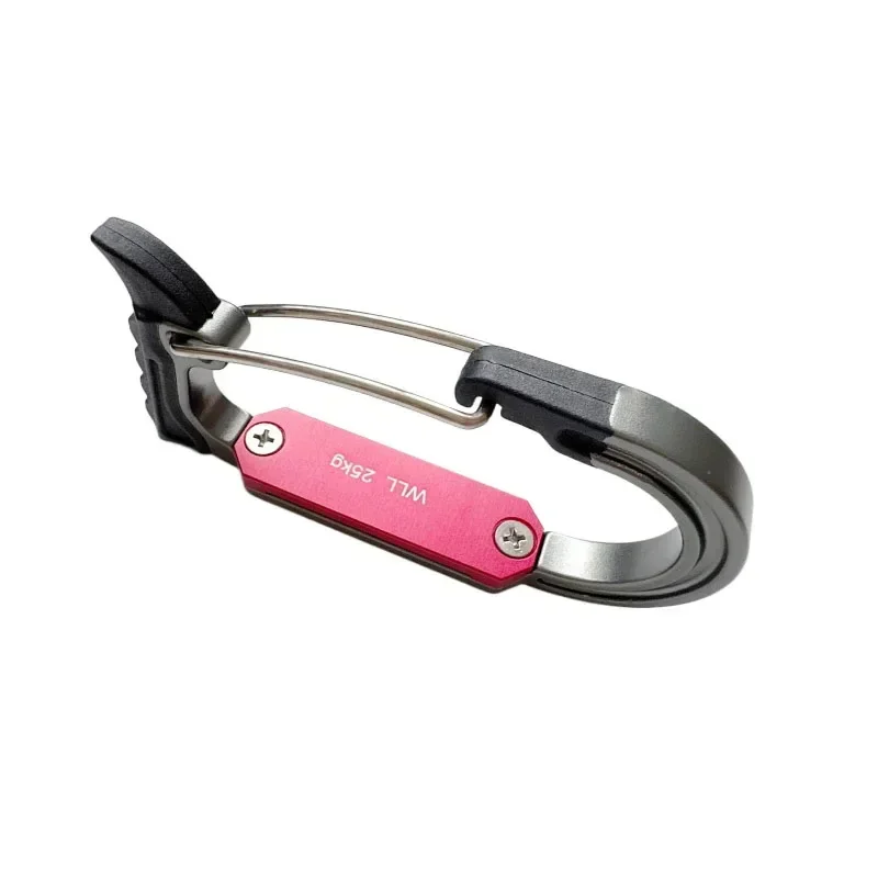 

Outdoor Rock Climbing Harness Accessories Tool Mountaineering Quickdraw Carabiner Rack High-altitude Work Rescue Equipment