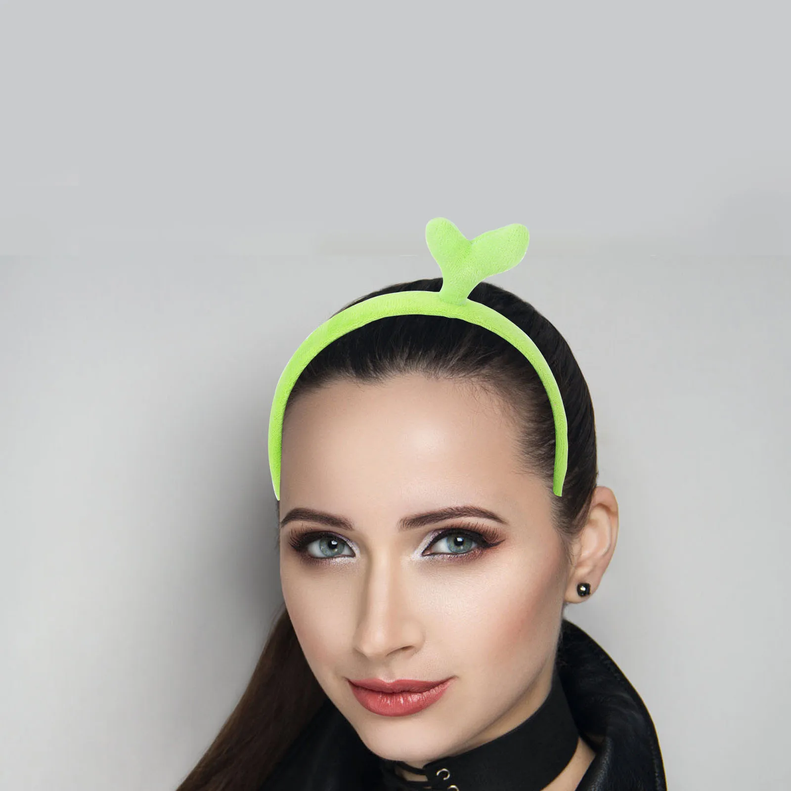 

Green Bean Sprout Headband Women Fresh Adorable Hair Accessory Comfortable Nonslip Party Birthday Valentine Accessories Sprouts