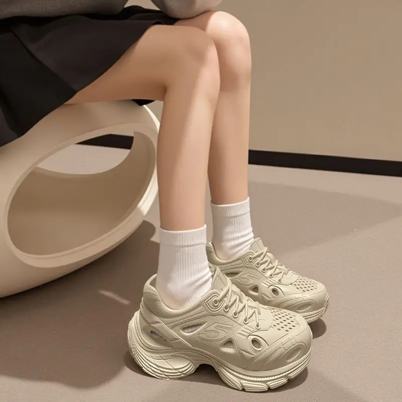Thick-soled Hole Shoes 2026 New Summer Super Thick Outer Wear Non-slip And Deodorant Beach Bag Head Cool_vogvips.com