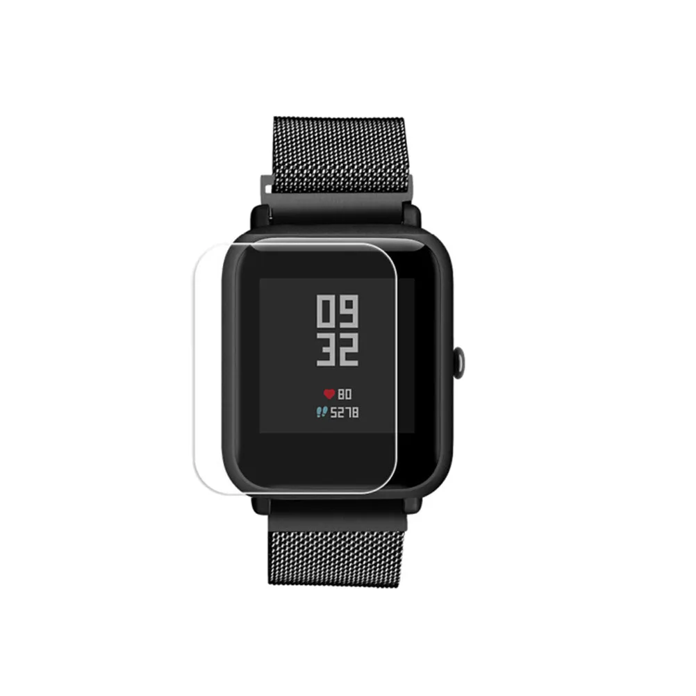 5Pcs Watch Glass Protector Ultra Hard Tempered Screen Protector High Definition Clear Anti Scratch Bubble
