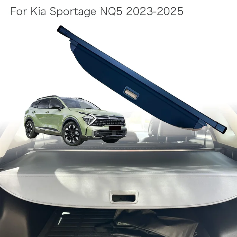

Auto Trunk Curtain Organizer Cover For Kia Sportage NQ5 2023-2025 Car Cargo Cover Trunk Rear Rack Luggage Waterproof Shield