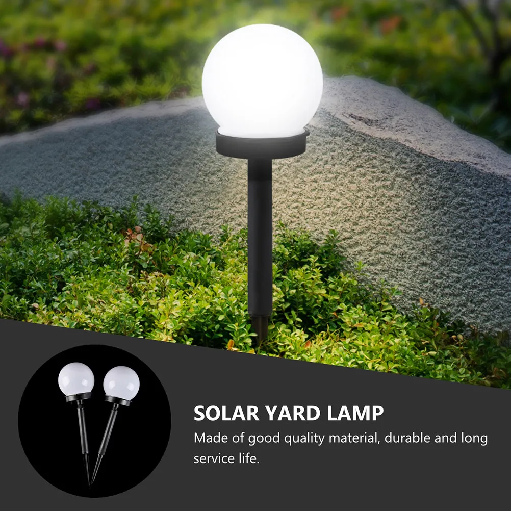 

2pcs Solar Ground Plug Lights Led Outdoor Lawn Lamps For Garden Yard Pathway Decorative Lighting In-Ground Lamp Solar Yard Light