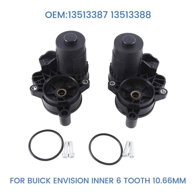 

1 Pair Car Rear E-Brake Distributor Motor Actuator For Buick Envision Inner 6 Tooth 10.66Mm 13513387 13513388 Car Accessories