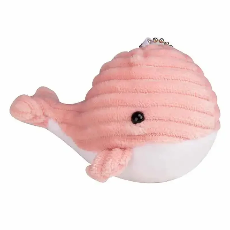 Cute Whale Plush 10Cm Toys for Kids Lovely Ocean Animal Soft Stuffed Doll Toy Women Bag's Pendant Party Small Gifts To Children