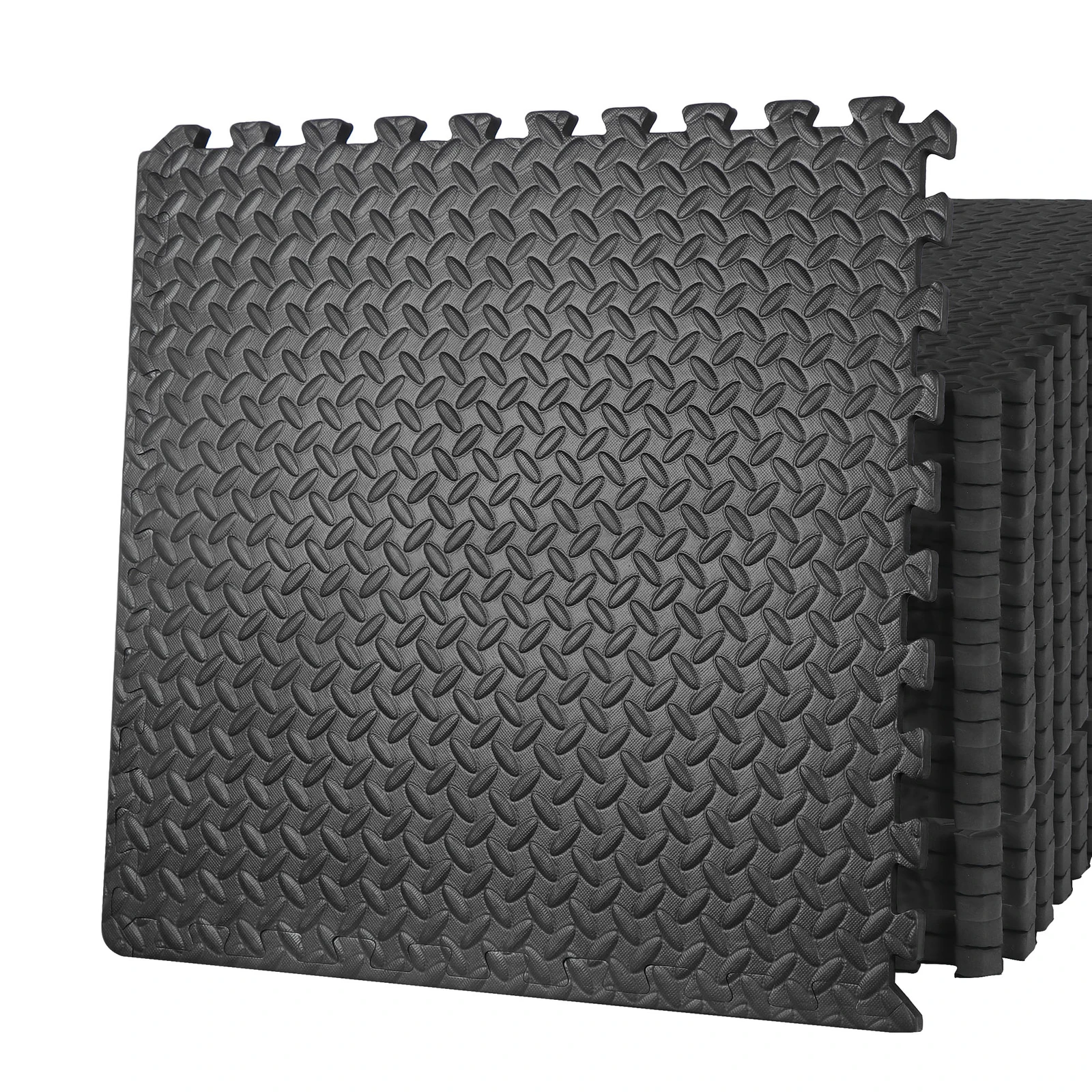 48 قطعة من بساط تمرين الألغاز الآمن من إسفنج EVA المتشابك للأرضية الواقية 192 قدم مربع