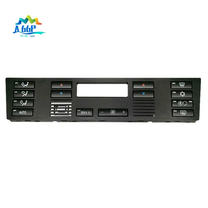 

A66P-1 PCS 64116915812 64118375645 Air Conditioning Trim Panel Air Conditioning Switch Button Black ABS Car For BMW X5 E53 E39