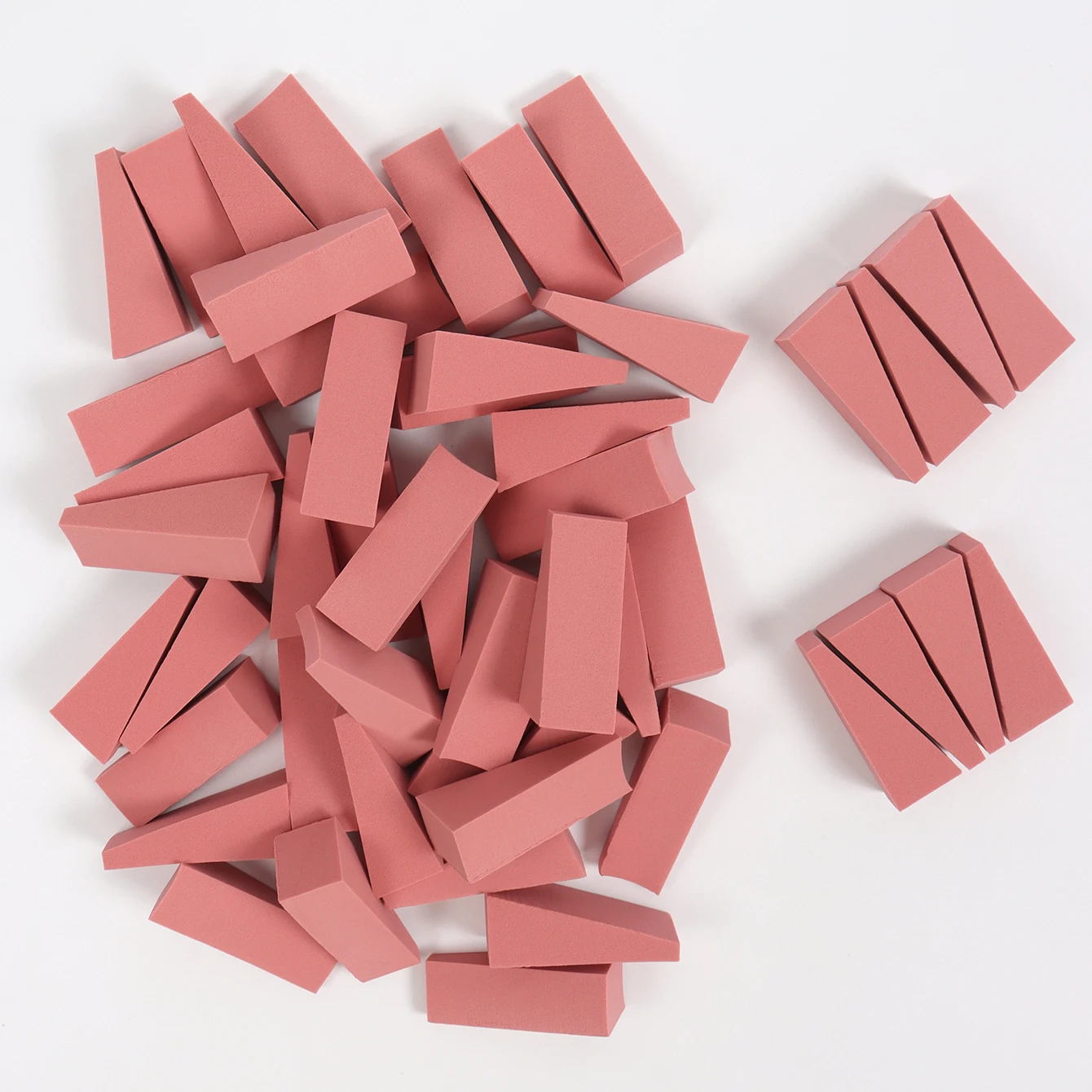 20-40-60-80-100 ピース/セットドライウェット使用メイクスポンジフェイスファンデーションコンシーラー Bb クリームパウダーブレンド汚れパフ化粧品ツール