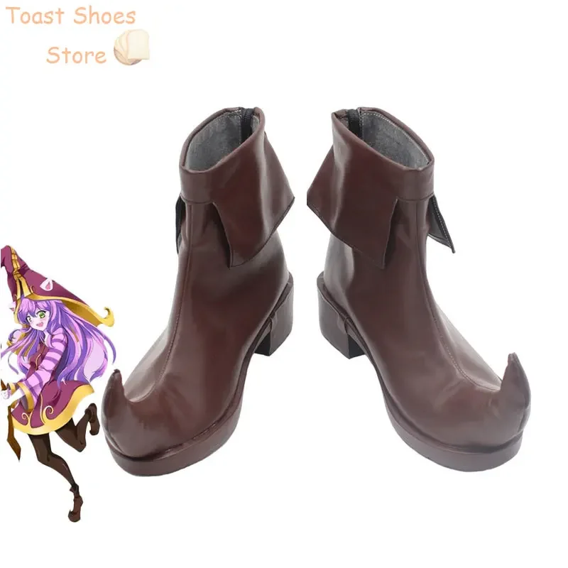 

LOL The Fae Sorceress Lulu Cosplay Shoes Halloween Carnival Boots Cosplay Prop PU Leather Shoes Costume Prop